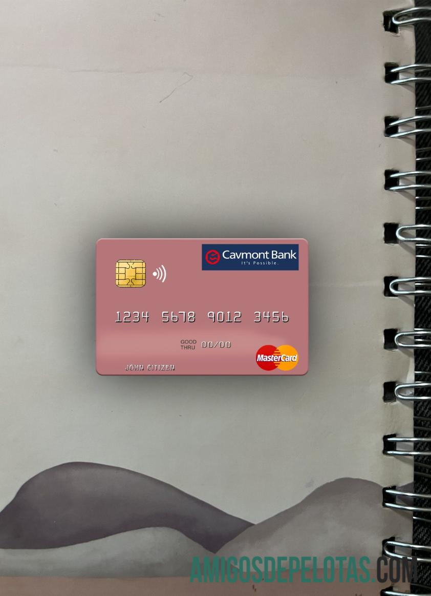 Zâmbia Cavmont Bank Mastercard Photolook Front amostra
